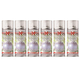 6X - Rapide Christmas Metallic Silver 200ml Spray Paint