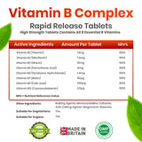 Vitamin B Complex - 180 Tablets Vitamin B Complex