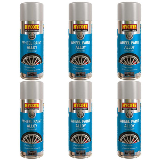 6X Hycote Alloy Wheel Spray Paint 400ml