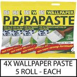 4X Wallpaper Paste 5 Roll Wallpaper Paste