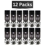 12 Pack of 151 Black Matt Spray Paint 400ml for versatile crafting and DIY projects