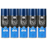 5X 151 Blue Gloss Spray Paint 400ml Spray Paint