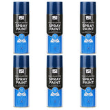 6X 151 Blue Gloss Spray Paint 400ml Spray Paint