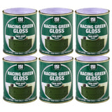 6X Racing Green Gloss Non-Drip Paint 300ml Tin Paint