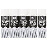 5X 151 White Gloss Spray Paint 400ml Spray Paint