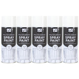 5X 151 White Matt Spray Paint 400ml Spray Paint