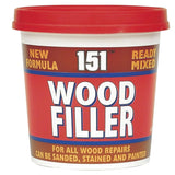 151 Ready Mixed Wood Filler in Container for Easy Wood Repairs and Finishing