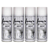 151 White Gloss Spray Paint for Plastic, ideal for smooth and durable finishes on various surfaces