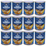 12X Yacht Varnish Gloss Paint 300ml Tin Paint