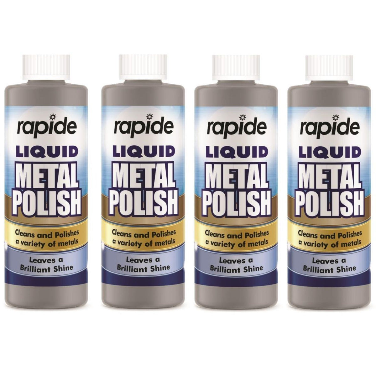 4X - Rapide Liquid Metal Polish 250ml