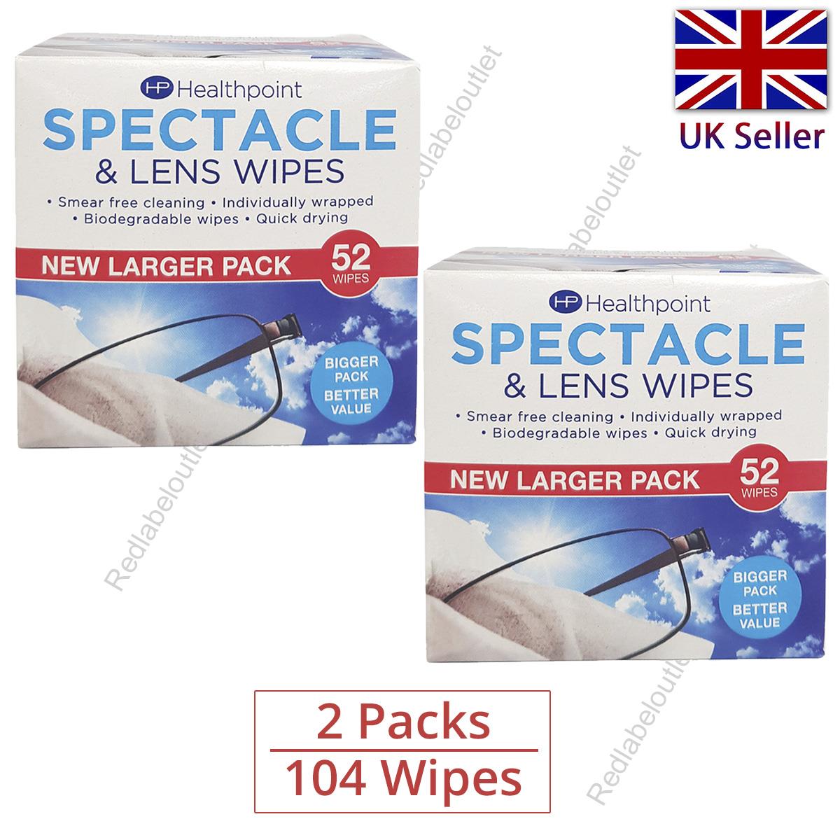Spectacle Wipes 52pk X 2 Spectacle Wipes