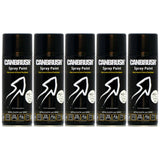 5X Canbrush H2 Hi-Temp Black 400ml
