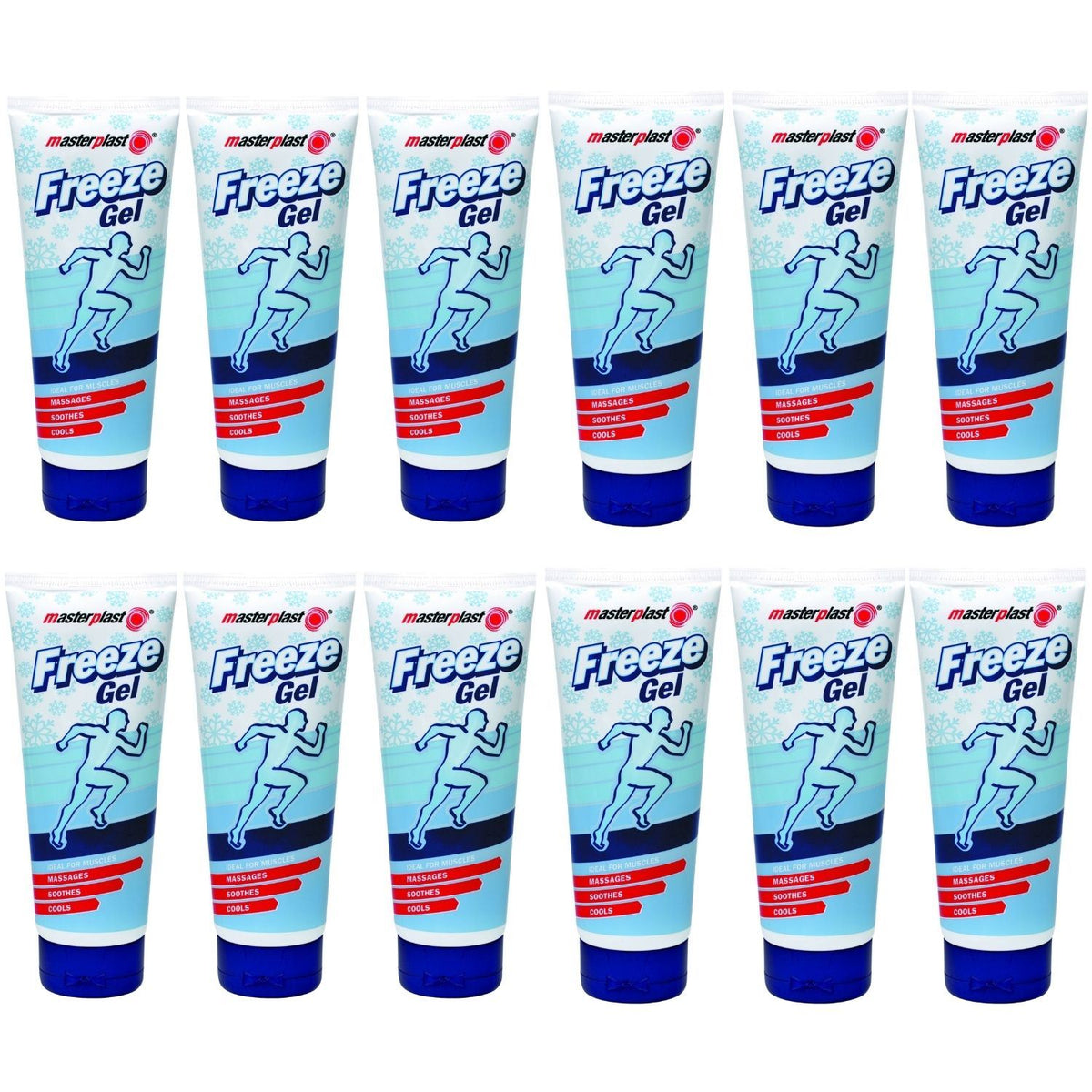 12X - Masterplast Freeze Gel Tube 170ml