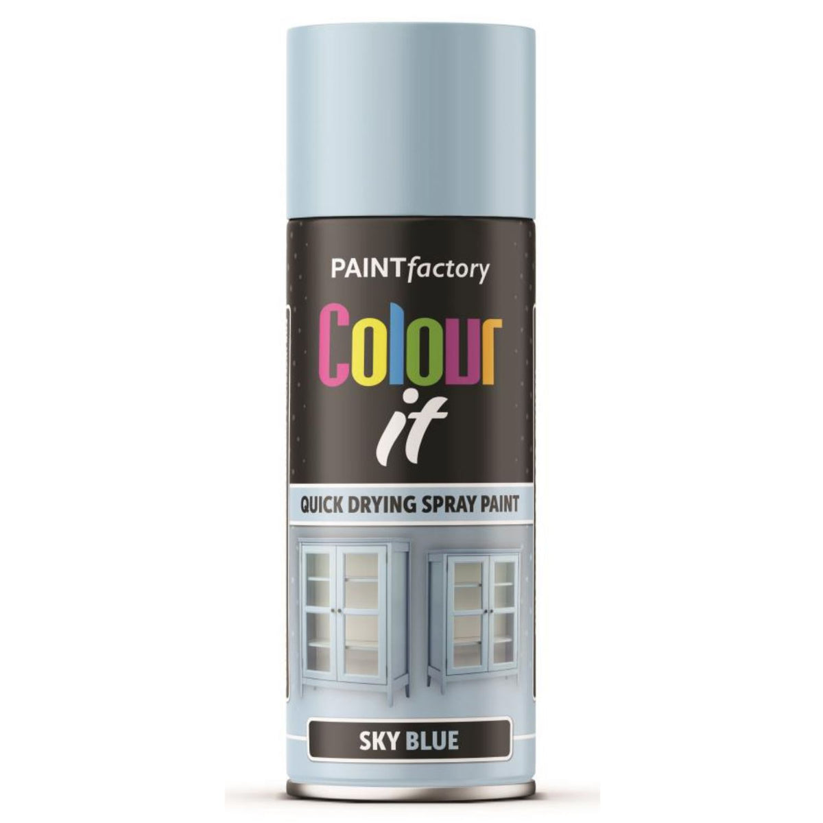 Paint Factory Sky Blue Gloss Spray Paint 400ml