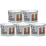 5X Grey Primer Paint Tin 180ml