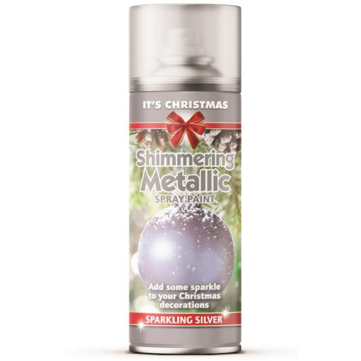 1X - Rapide Christmas Metallic Silver 200ml Spray Paint