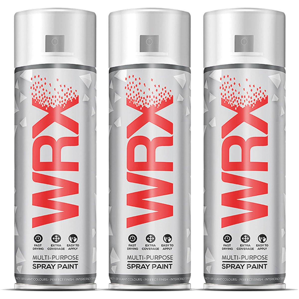 3X WRX Black Surface Primer Spray Paints 400ml Technical Spray
