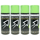 4X Canbrush C31 Apple Green Spray Paint 400ml