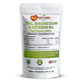 ZMA - Zinc Magnesium Vitamin B6 - 180 Tablets