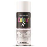 Paint Factory White Satin Spray Paint 400ml