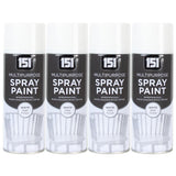 4X 151 White Matt Spray Paint 400ml Spray Paint