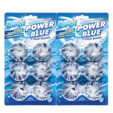 2X - Duzzit Power Blue Toilet Block 6 Pack