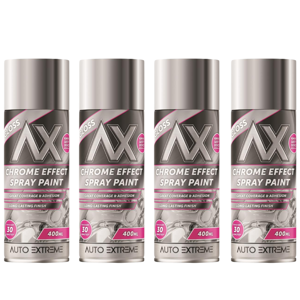 4X Auto Extreme Chrome Paint 400ml