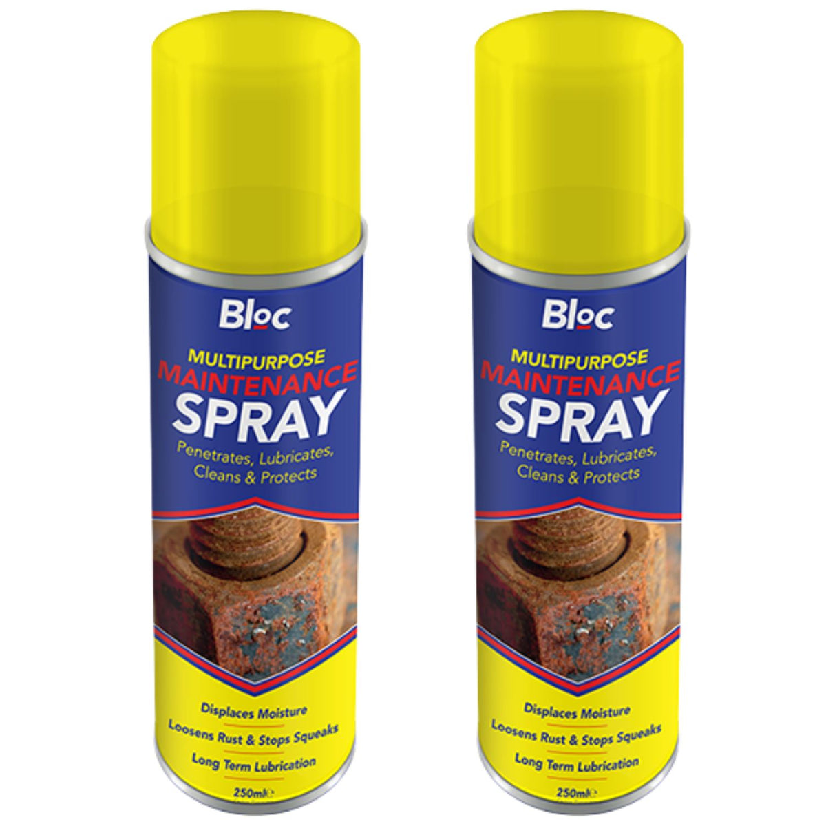 2X Bloc Penetrating Maintenance Professional Spray 250ml