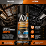 2X Underbody Sealant Black Spray 400ml