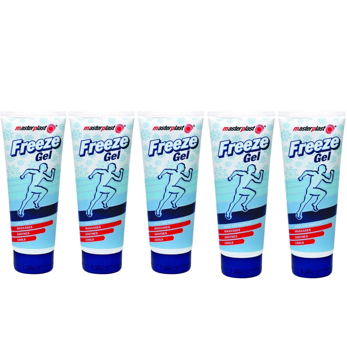 5X - Masterplast Freeze Gel Tube 170ml