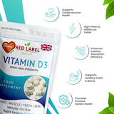 Vitamin D3 4000IU - 100 Tablets Vitamin D3