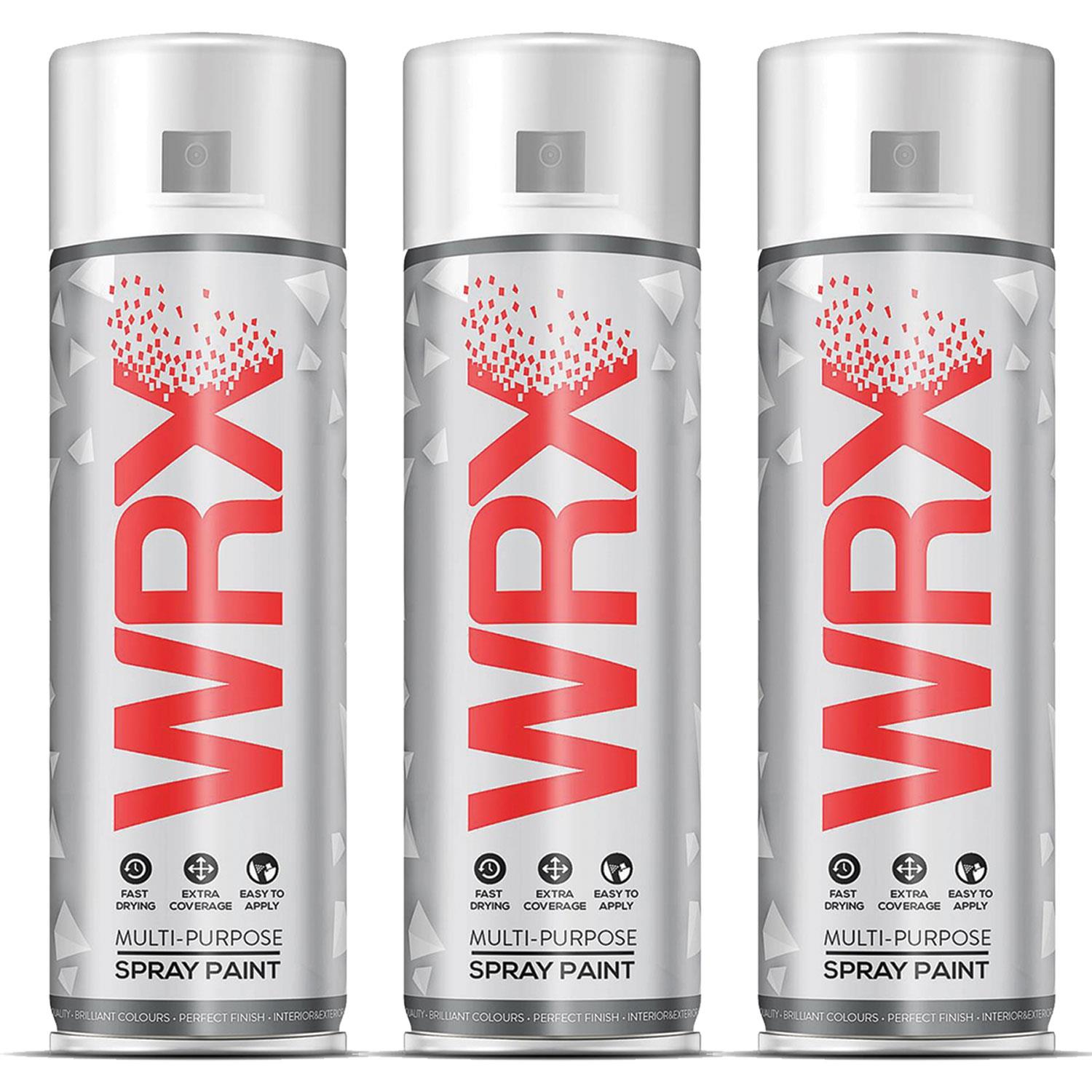 3X WRX Gun Metal Grey Spray Paints 400ml Technical Spray