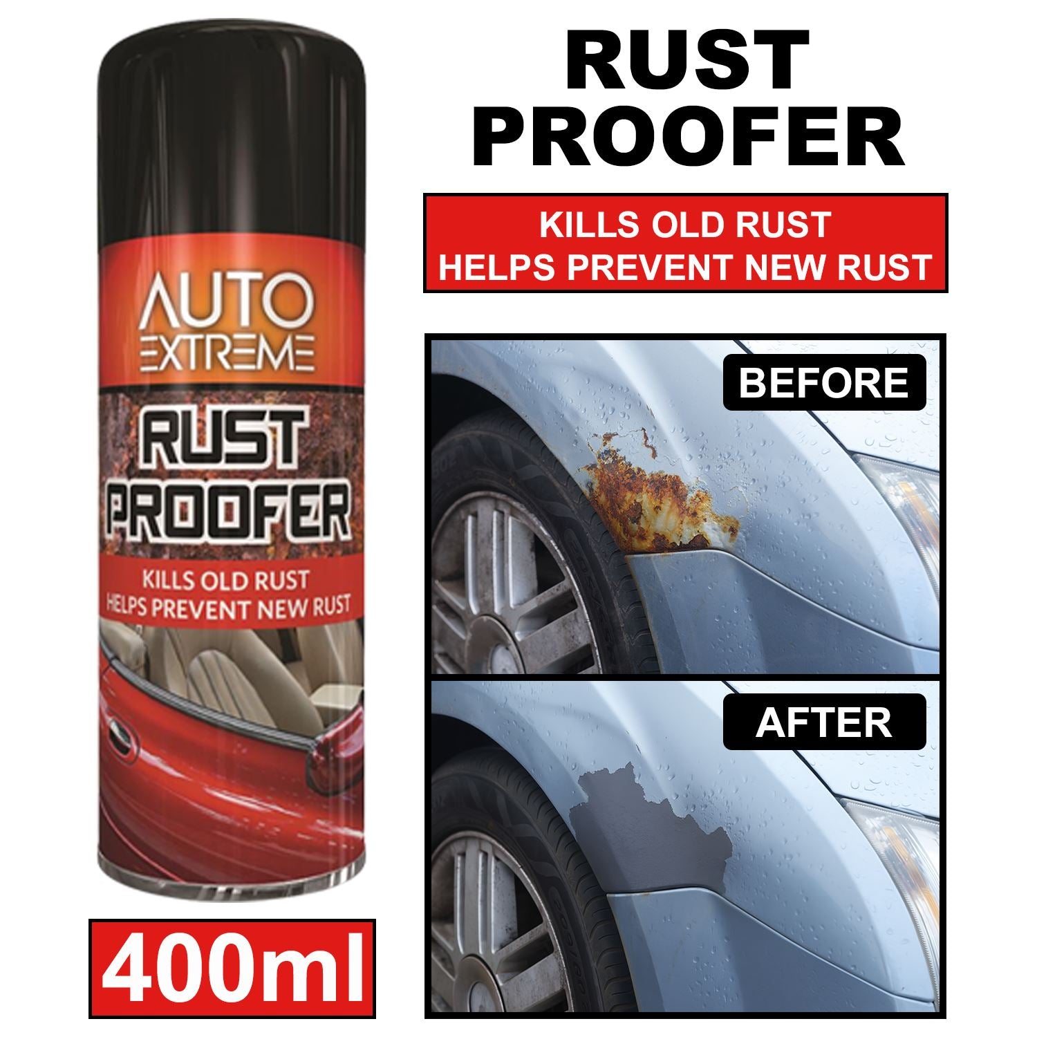 1X - Rust Proofer Spray 400ml Rust Proofer