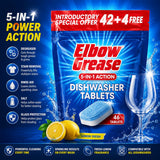 5X - Elbow Grease Dishwasher Tablets 46Pk