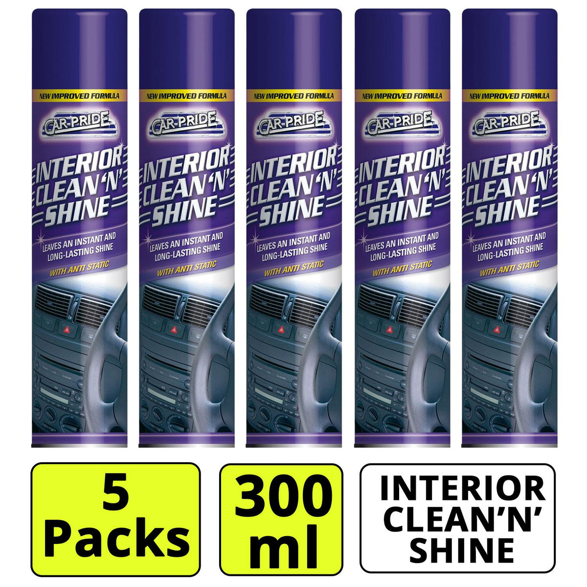 5X - Interior Clean & Shine 300ml