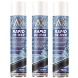 3X - Auto Extreme Fridge Freezer De-Icer Spray 750ml