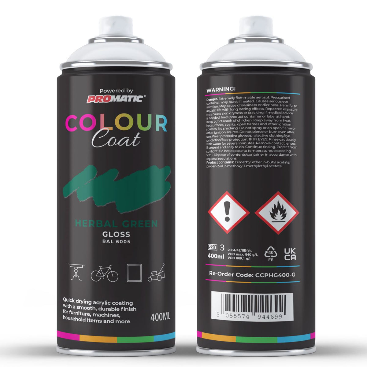 Herbal Green RAL 6005 Gloss Spray Paint 400ml