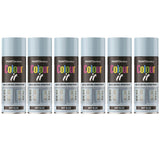6X Paint Factory Sky Blue Gloss Spray Paint 400ml