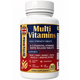 Brits Vita Daily Multi Vitamins 365 Tablets A-Z Essential Multivitamins Tablets