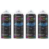 4X Brilliant Sapphire RAL 5007 Gloss Spray Paint 400ml