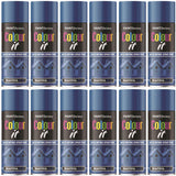 12X Paint Factory Beautiful Blue Gloss Spray Paint 400ml