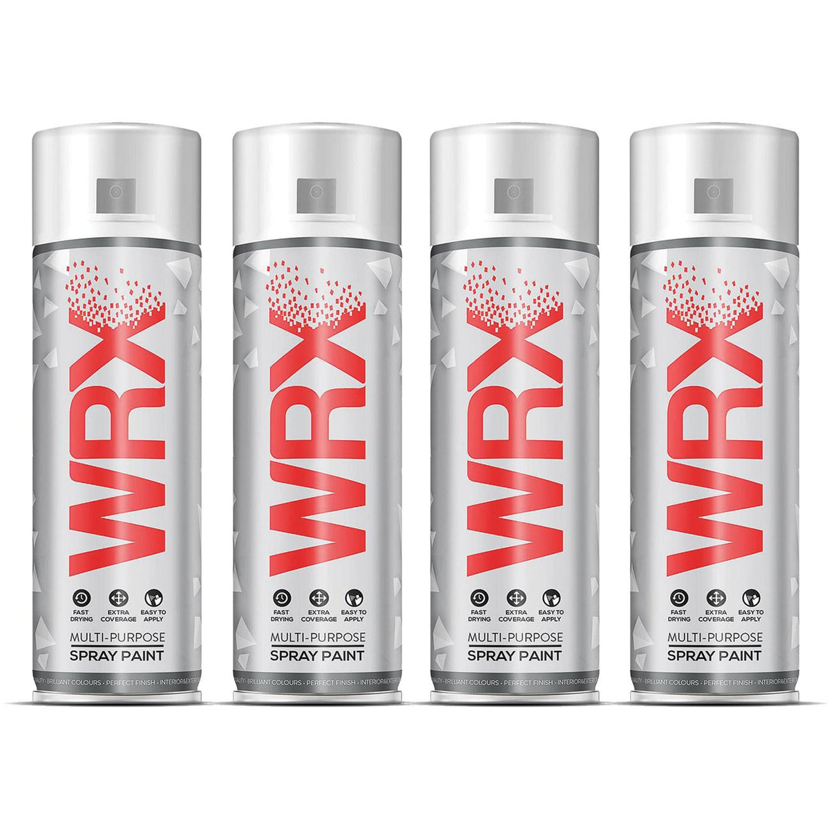 4X WRX Traffic Green Spray Paints 400ml Technical Spray