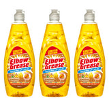 3X Elbow Grease Washing Up Liquid, Gingerbread Fresh 600ml Power Degreaser