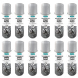 12X Overlay Silver Metallic 400ml Professional Spray Paint