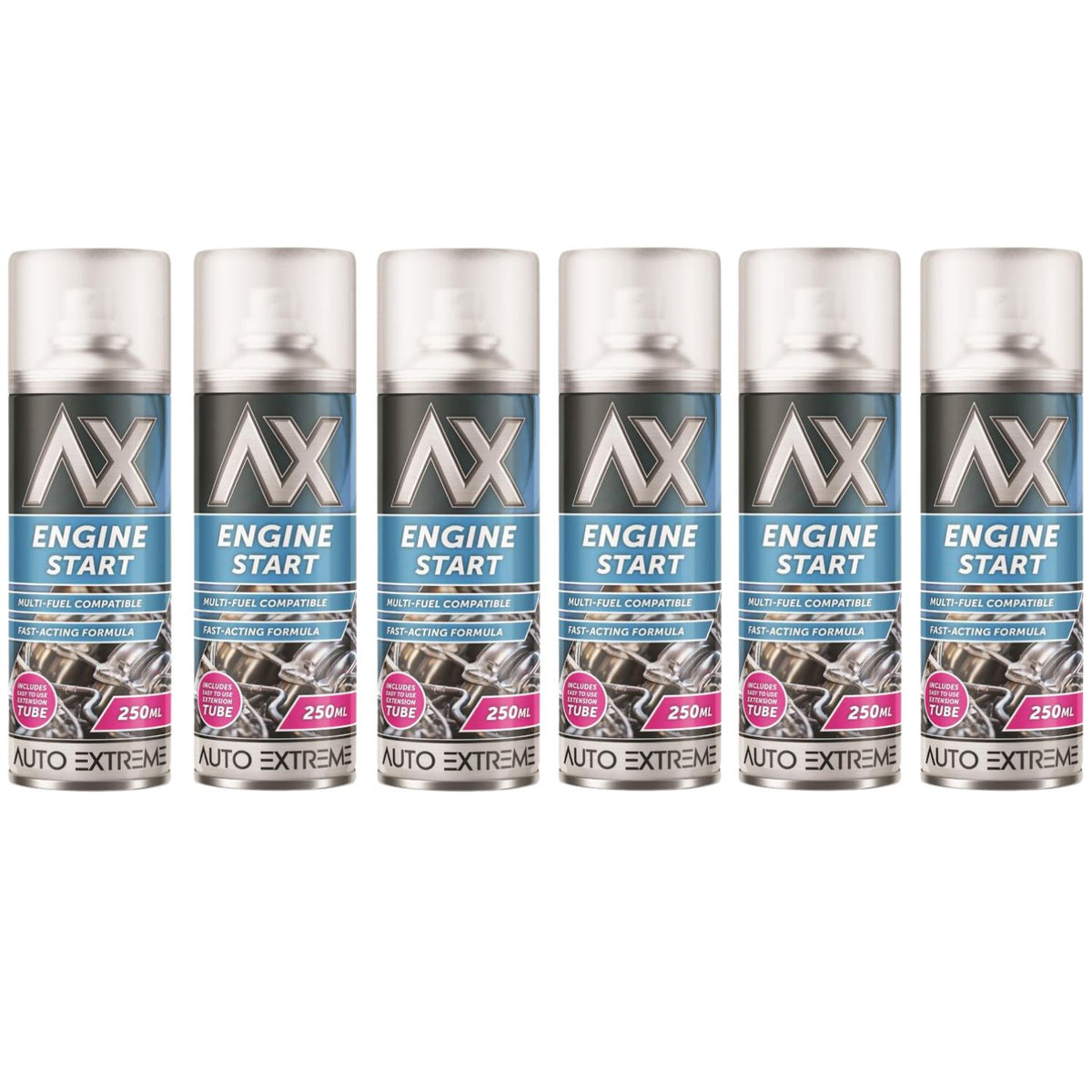 6X Auto Extreme Engine Start Spray 250ml