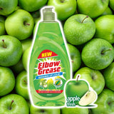 2X Elbow Grease Washing Up Liquid, Apple Fresh 600ml Power Degreaser