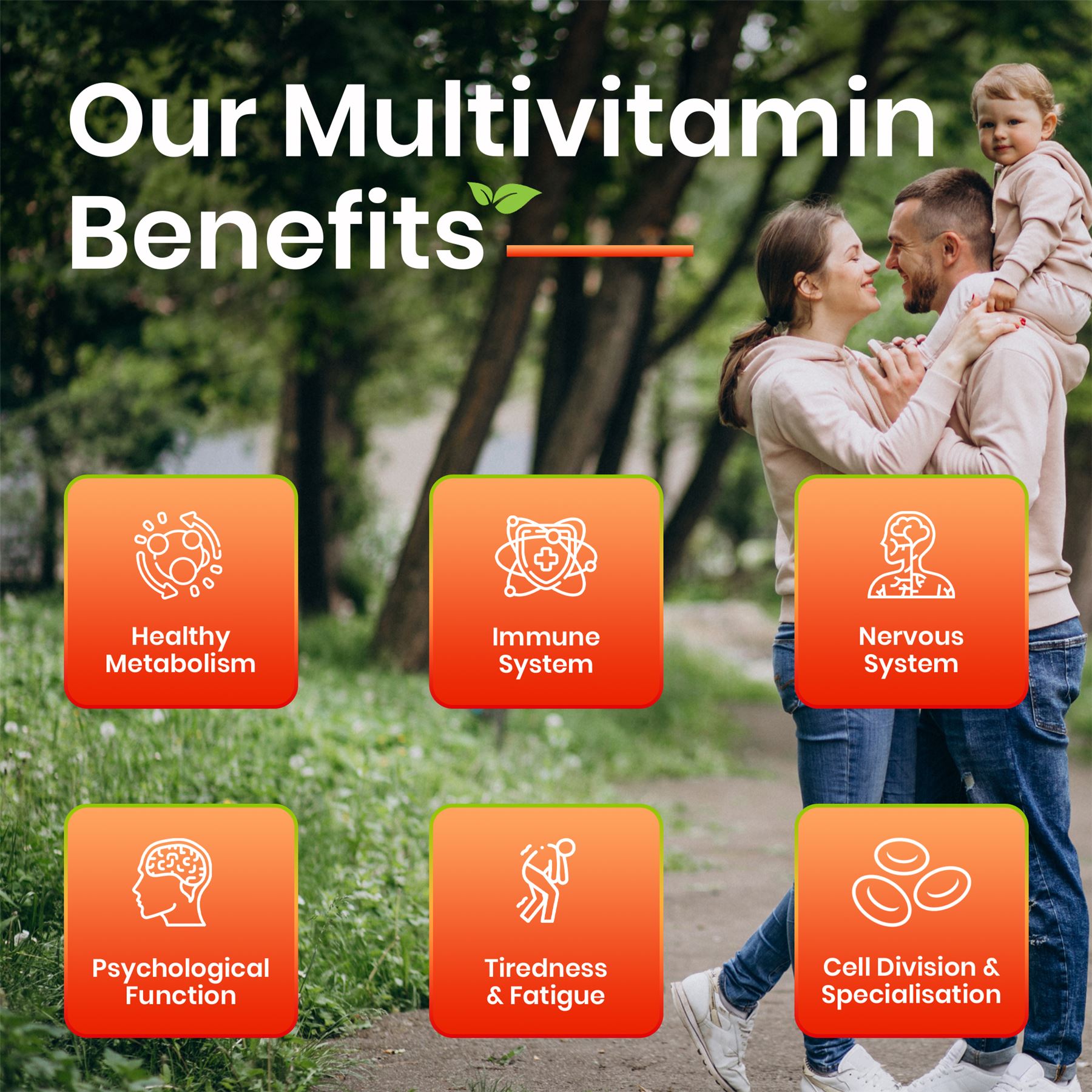 Multi Vitamins - 180 Tablets Multivitamins