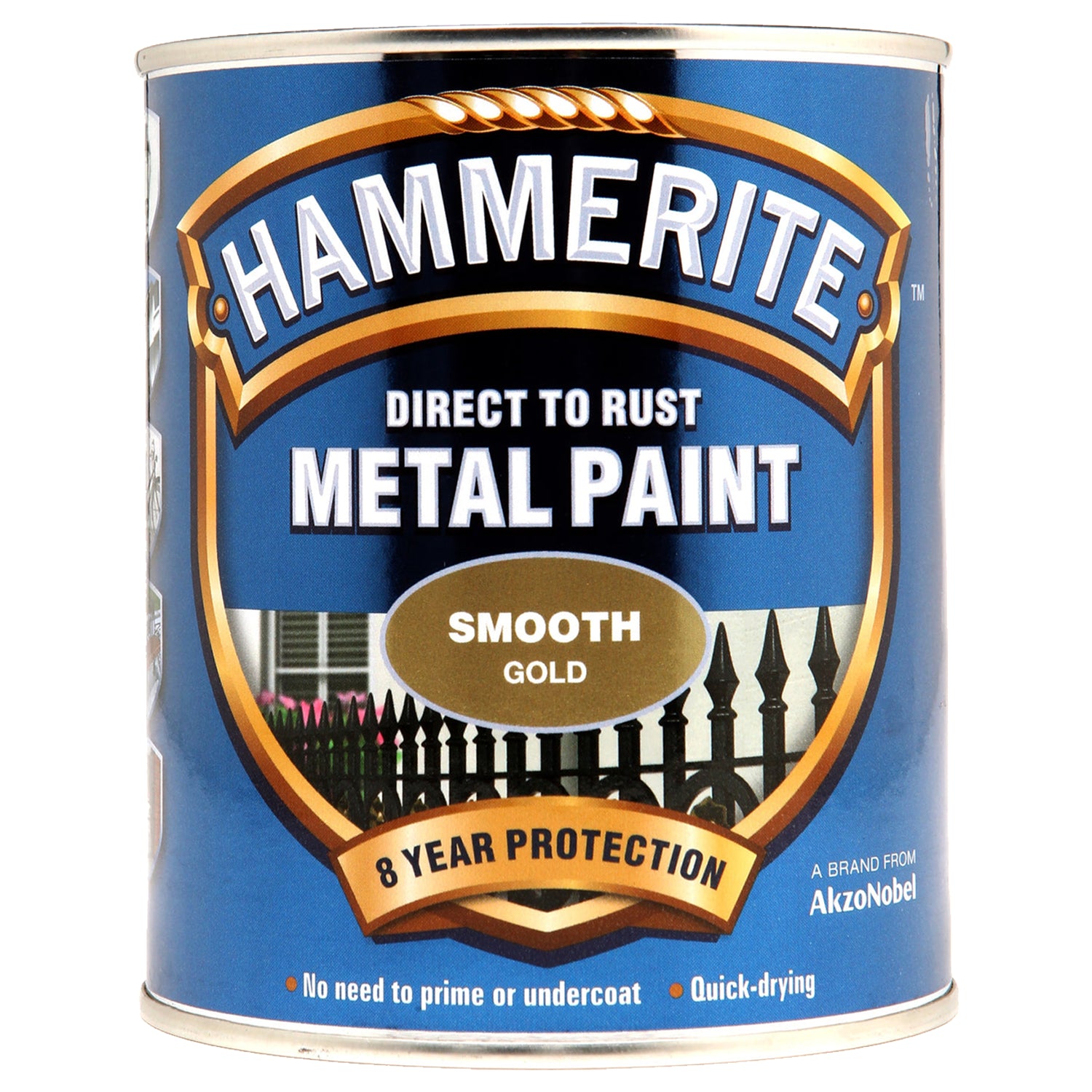 Hammerite Smooth Gold Paint 750ml