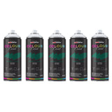 5X Herbal Green RAL 6005 Gloss Spray Paint 400ml
