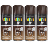 4X Paint Factory Espresso Brown Gloss Spray Paint 400ml Spray Paint